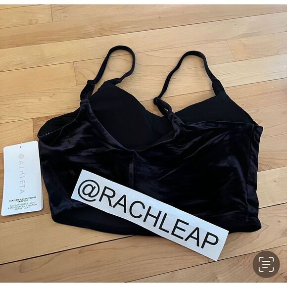 Athleta Elation v neck velvet black M - Picture 5 of 5